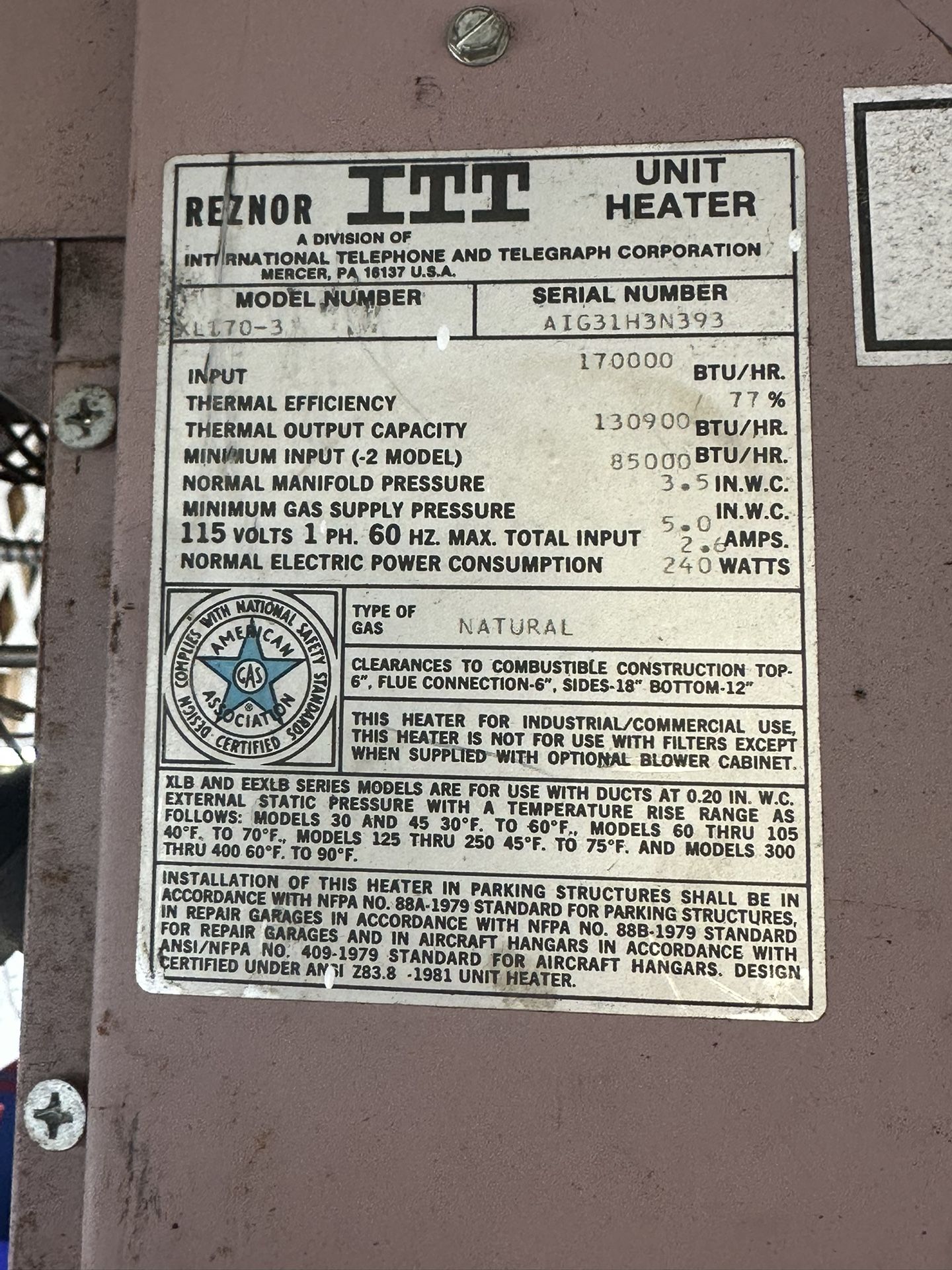 Propane Heater