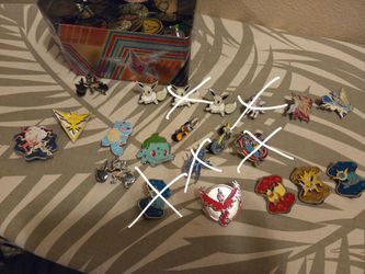 Pokemon promo pins and coins
