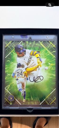 William Contreras AUTOGRAPHED 8x10 8x10 2025 fanatics emanate.