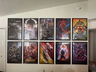 Marvel MCU Phase 3 Poster Collection – 10 Framed Posters
