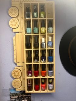 OPI nail polish and display box