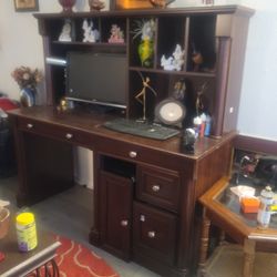 Desk Table With Hutch