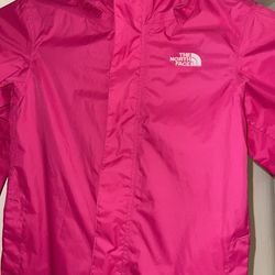 The North Face Girls Pink Rain Jacket Windbreaker Size 6t