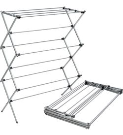 Set of 2 collapsible clothes laundry drying racks $5 for both