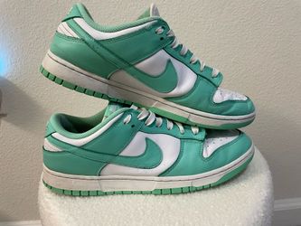 Nike Dunk Low Green/White (Size 12 US) — Pre-owned