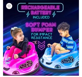 Flybar Kids Electric Bumper Car Ride-On