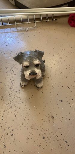 Piggy back ...dog figurine
