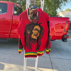Bob Marley sweater jacket