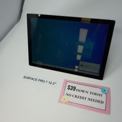 MICROSOFT	SURFACE PRO 7 12.3" - $39 DOWN TODAY (I5 | 8GB | 128GB SSD)