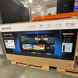 77 “ Sony smart 4K OLED HDR 120HZ BRAVIA 8 TV 