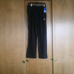 100% Cotton NEW  With  Tags Champion Brand Athletic  Pants Light Weight Elasticized  Sweats. NOT FLEECE.