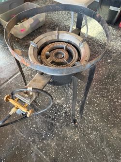 Outdoor Propane Burner Stove on Stand