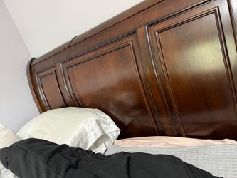 Queen Sleigh Storage Bed