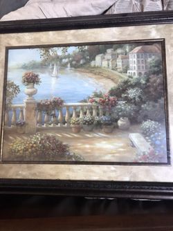 Nice picture landscape for a living room dining room in frame