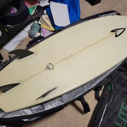 Roberts White Diamond 5'10 Surfboard