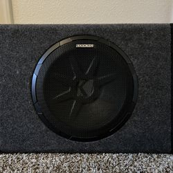 Kicker PT250 10" Subwoofer with Built-In 100W Amplifier