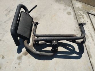 Vw hideaway exhaust will work with heater boxes or j tubes 
$80