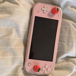 Pink Nintendo switch lite