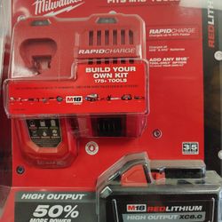 Milwaukee Rapid Charger And 8.0ah High Out Put Battery
