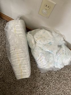 Size one diapers Kirkland brand