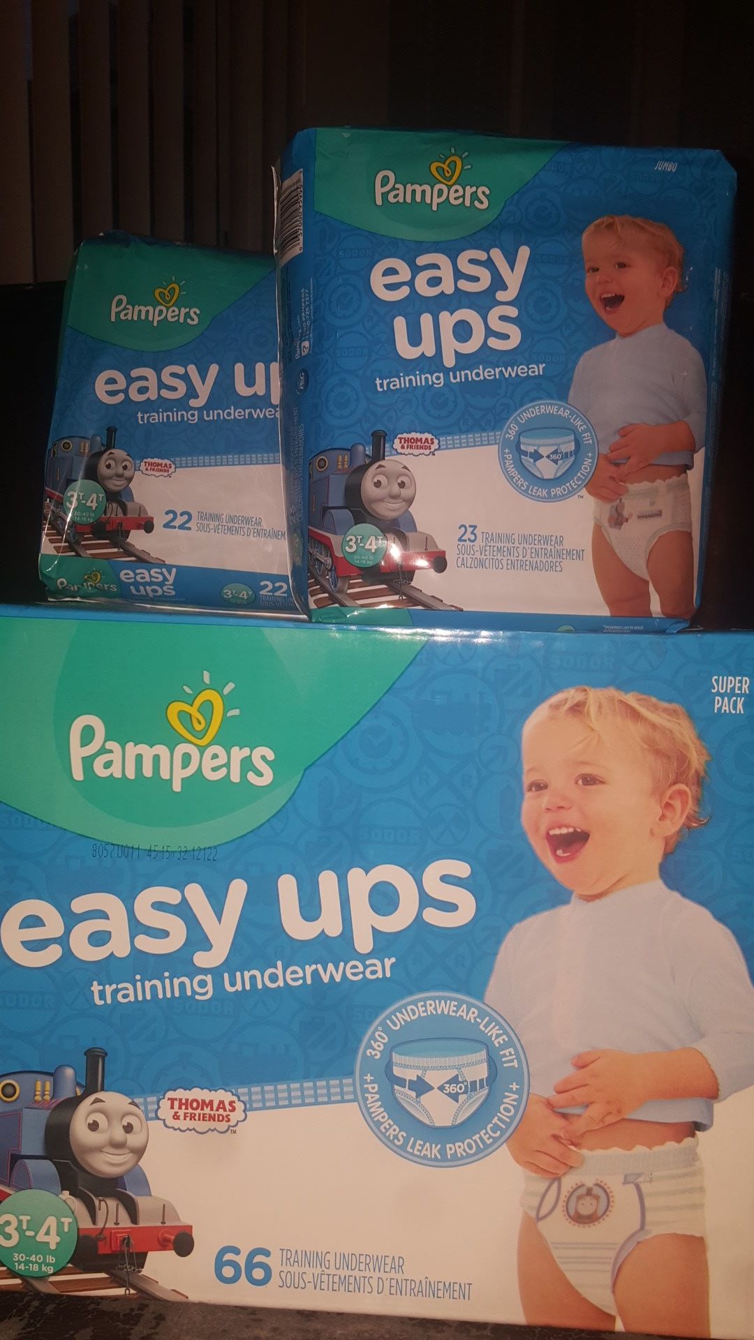 Pampers pull ups