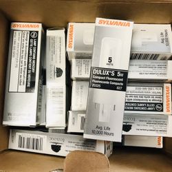 Lot of 20 Sylvania Fluorescent Bulbs- Dulux 5w 20325