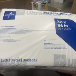 Medline Ultrasorb Drypads 30*36  25 Count  Super Absorbent Disposable Bed Pads 