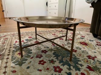 Ikea GOKVÄLLÅ Tray Table, Brass Color (25 5/8”x13 ")