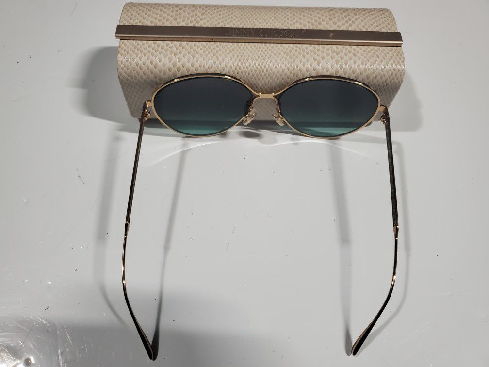 Brand New Jimmy Choo Choo Mens Sunglasses Sapphire/Gold
