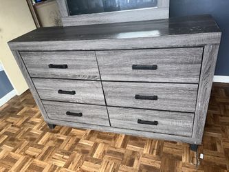 Dresser Set With Nightstand, Full Body Mirror 