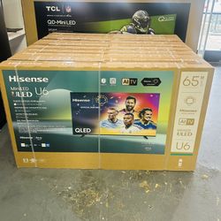 65” Hisense ULED Mini Led U6 Smart Tv 