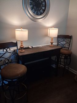 Storage and chairs