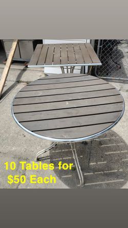 Patio table$50 each