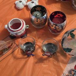 Christmas Candle Holders All 7