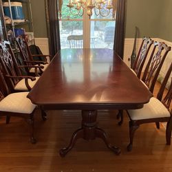 Dining table and chairs
