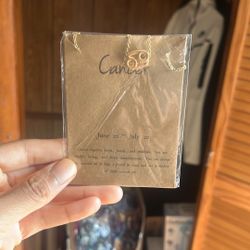 Cancer Horoscope Necklace 