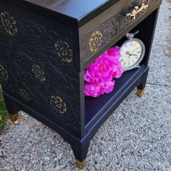 Vintage Bedside Table 