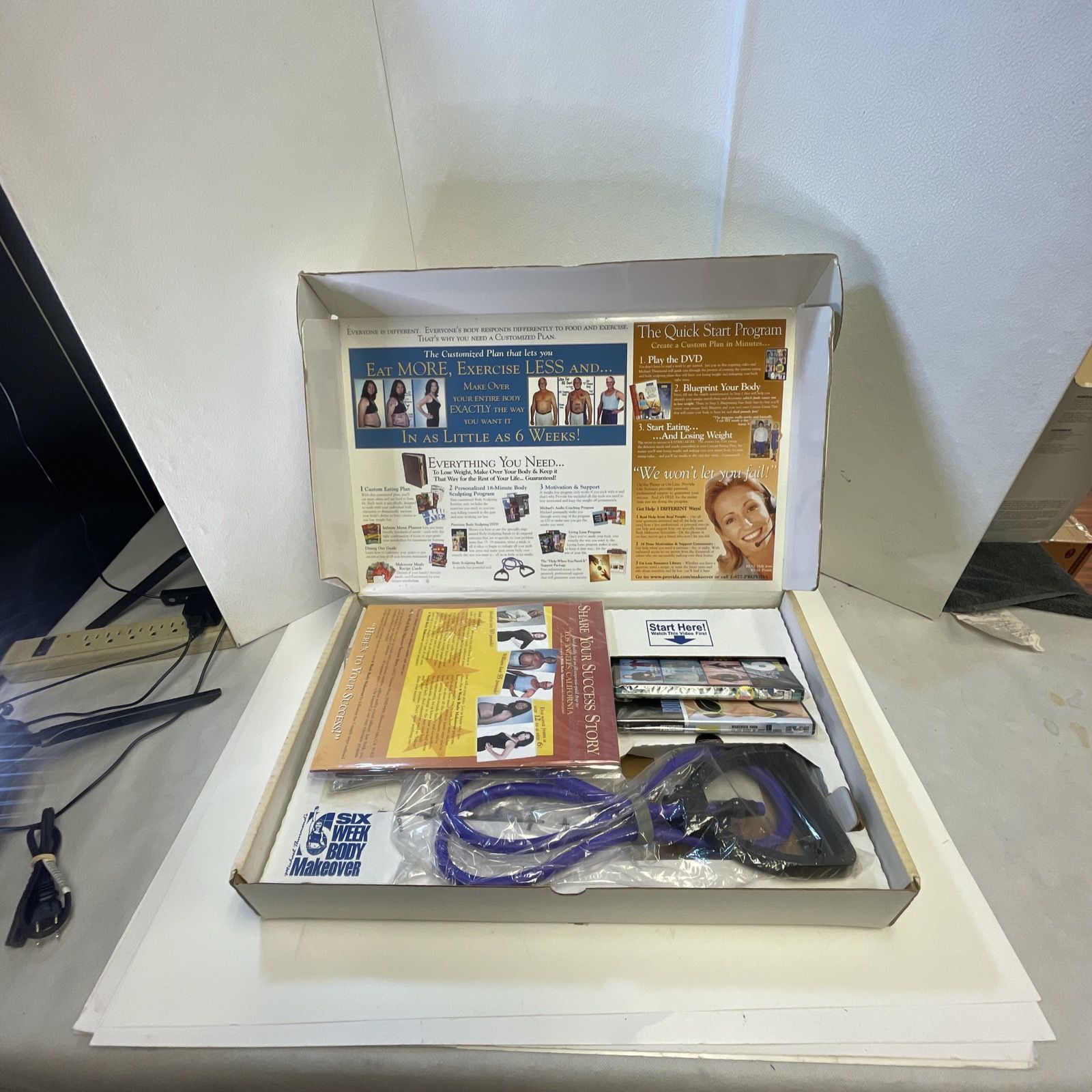 PROVIDA Six Week Body Makeover Kit Michael Thurmond's Weight Loss Program CD DVD