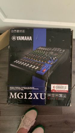 The Yamaha MG12XU mixing console