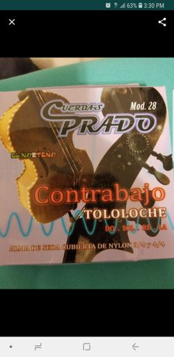 Tololoche cuerdas de nylon