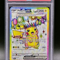 Pokemon PSA 10 – PIKACHU ex 219 – Surging Sparks - GEM MT