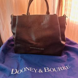 Dooney And Burke Large Real Leather Bag