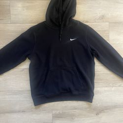 Black Nike Small Logo Hoodie Large