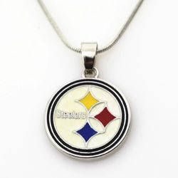 Pittsburgh Steelers Pendant Snake Chain Necklace