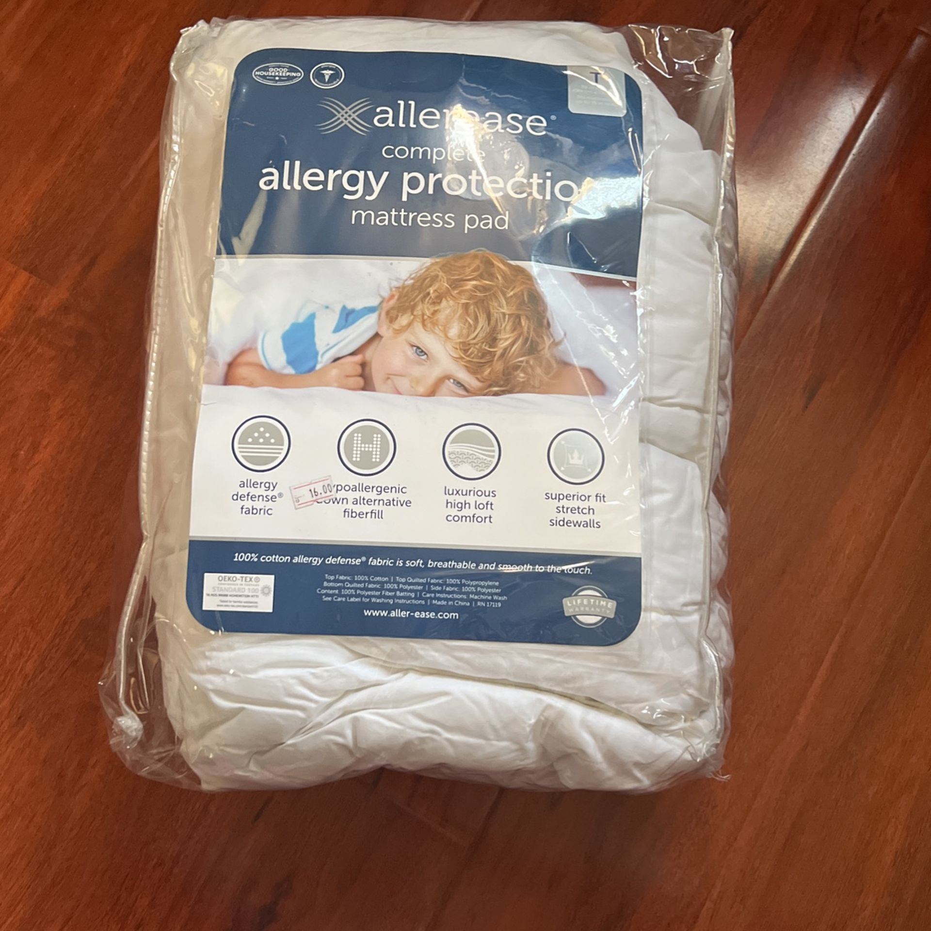 Allergy Protection Mattress Pad Twin Size