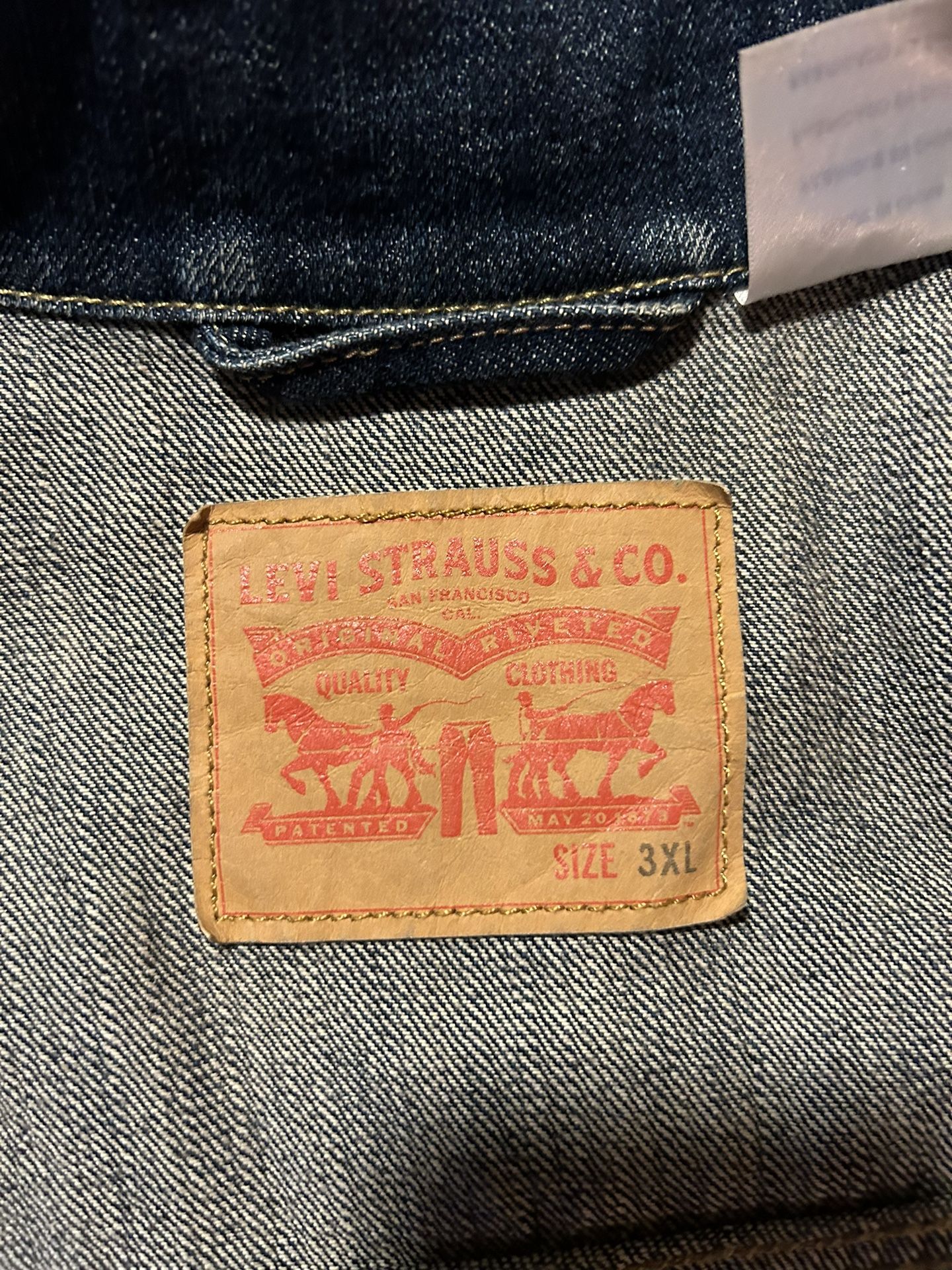 Blue Denim Levi Jacket