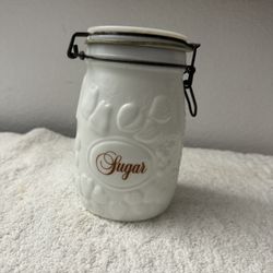 Vintage Glass Container 