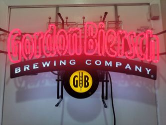 Vintage Gordon Biersch brewing Co neon sign