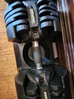 5lb to 45lb adjustable dumbells
