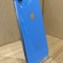 I Phone XR 64GB Blue Factory Unlocked Used Like New